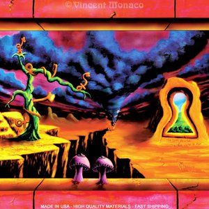 Vintage  Blacklight Poster Trippy Cool Hippie Psychedelic Home Decor Wall Art UV